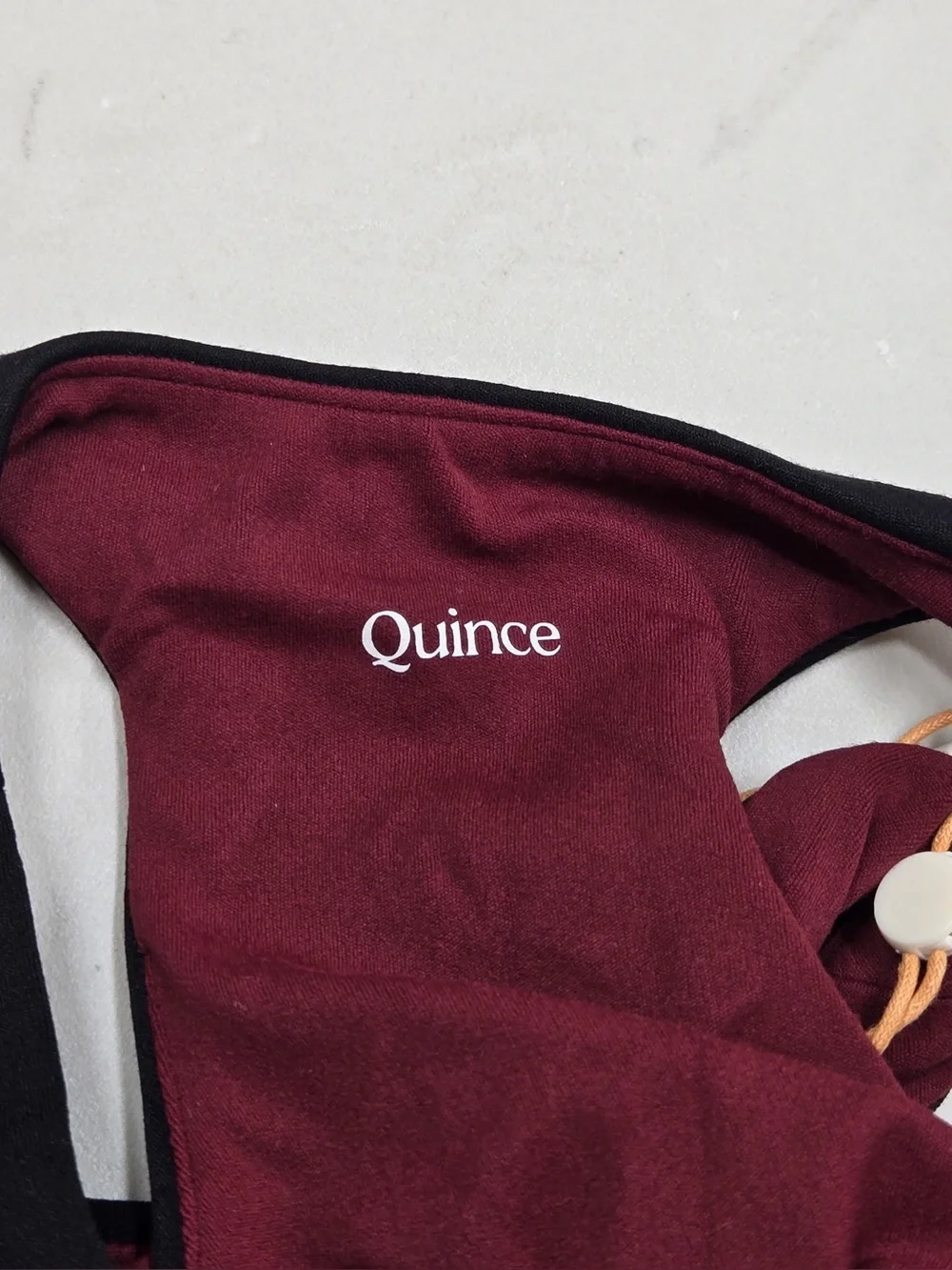 QUINCE Pack Of 2 Girls Ultra-Form Reversible Racerback Bra 10 Black/Merlot 0282